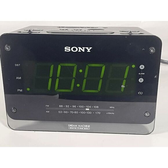 Sony Dream Machine FM/AM Alarm Clock Radio ICF-C414 Tested & Working - Picture 1 of 8